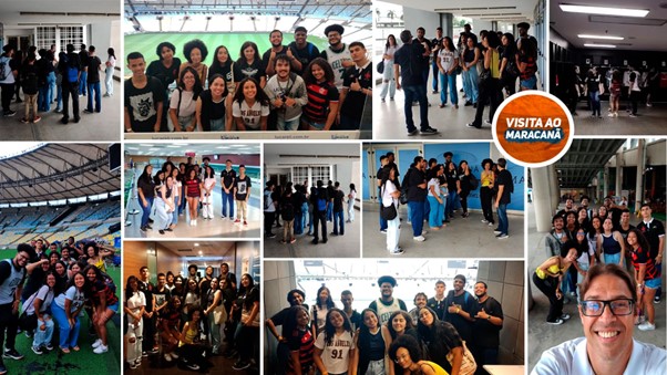 Alunos da Escola de Comunicação da UNISUAM conhecem o Maracanã de forma exclusiva